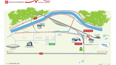 Ekiden Grenoble 2013 : le parcours